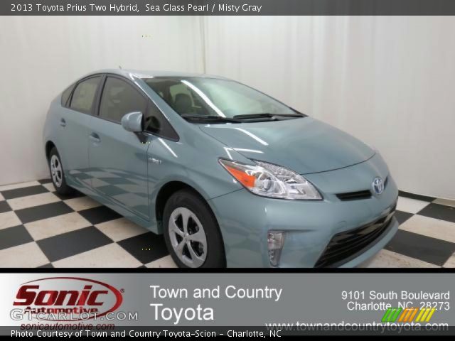 2013 Toyota Prius Two Hybrid in Sea Glass Pearl