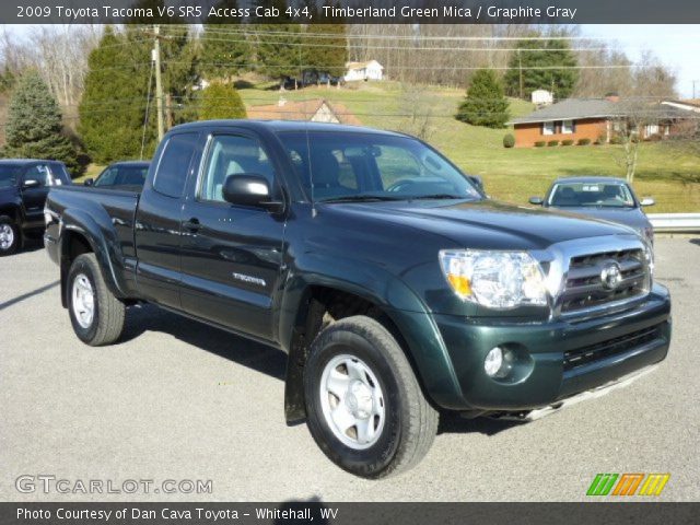 2009 Toyota Tacoma V6 SR5 Access Cab 4x4 in Timberland Green Mica