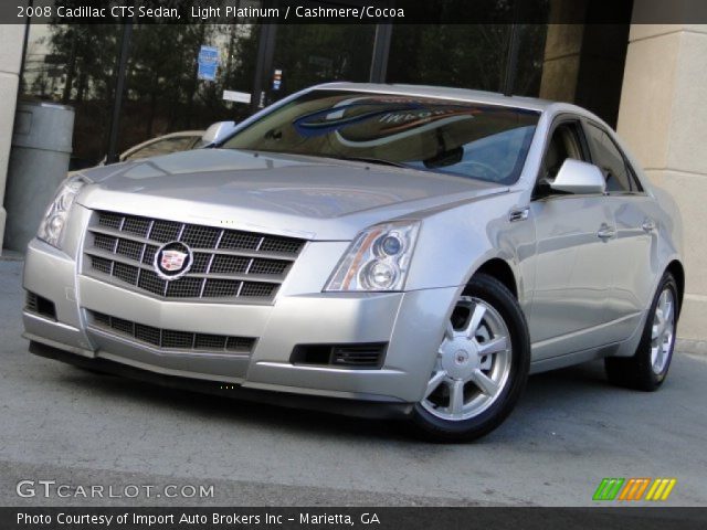 2008 Cadillac CTS Sedan in Light Platinum
