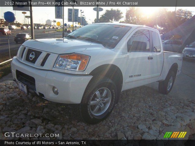 2012 Nissan Titan Pro-4X King Cab 4x4 in Blizzard White