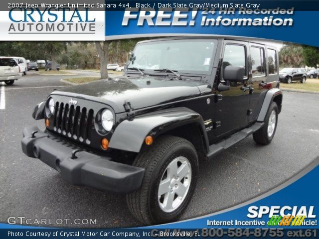 2007 Jeep Wrangler Unlimited Sahara 4x4 in Black