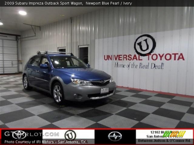 2009 Subaru Impreza Outback Sport Wagon in Newport Blue Pearl