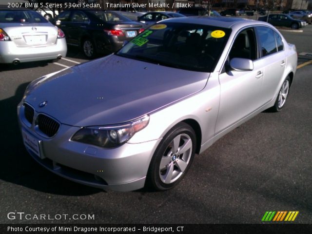 2007 BMW 5 Series 530xi Sedan in Titanium Silver Metallic