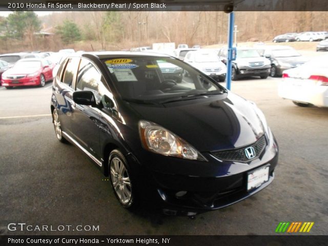 2010 Honda Fit Sport in Blackberry Pearl