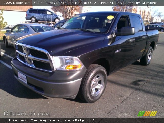 2009 Dodge Ram 1500 ST Crew Cab 4x4 in Brilliant Black Crystal Pearl