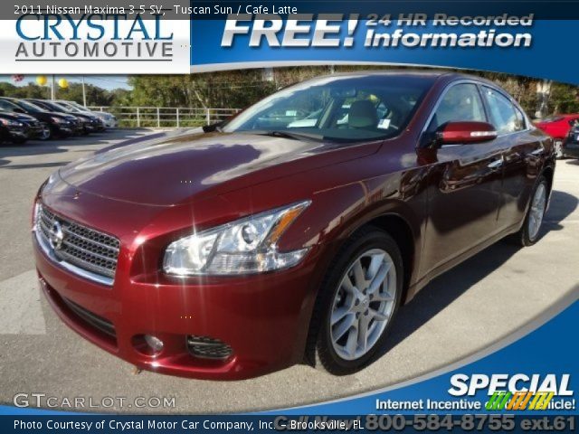 2011 Nissan Maxima 3.5 SV in Tuscan Sun