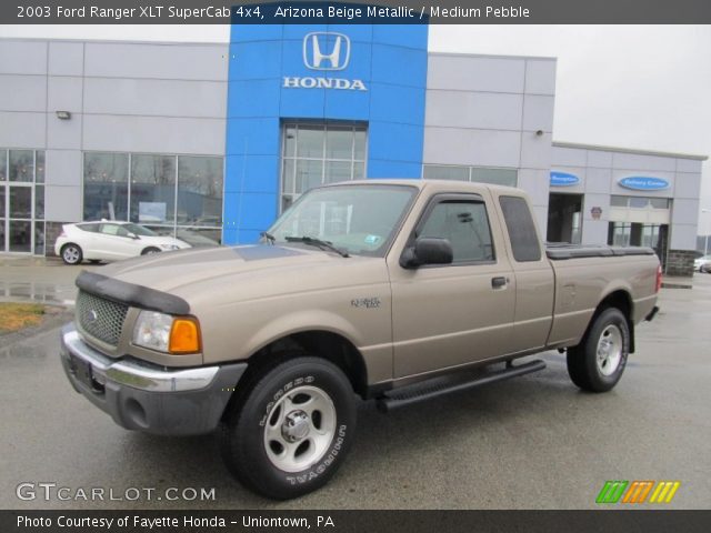 2003 Ford Ranger XLT SuperCab 4x4 in Arizona Beige Metallic