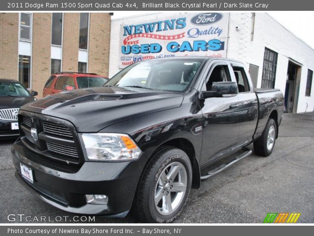 2011 Dodge Ram 1500 Sport Quad Cab 4x4 in Brilliant Black Crystal Pearl