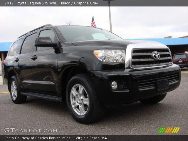 2012 Toyota Sequoia SR5 4WD in Black