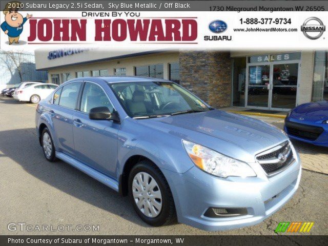 2010 Subaru Legacy 2.5i Sedan in Sky Blue Metallic