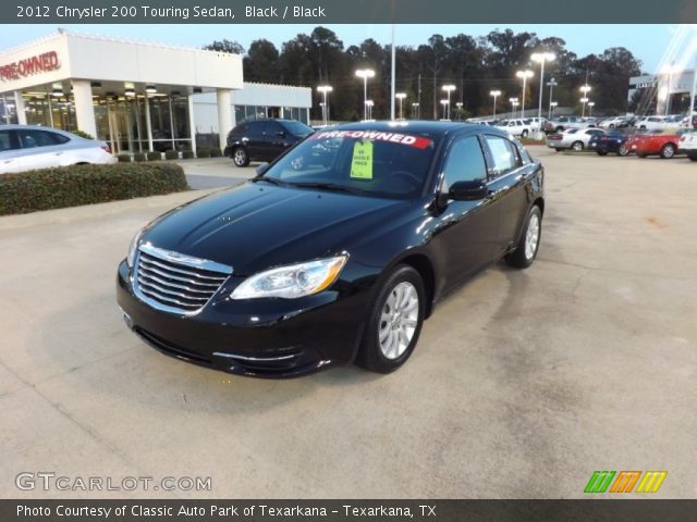 2012 Chrysler 200 Touring Sedan in Black
