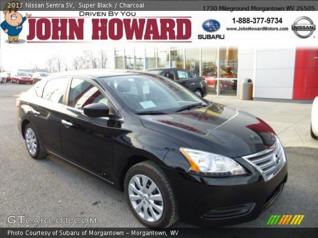 2013 Nissan Sentra SV in Super Black