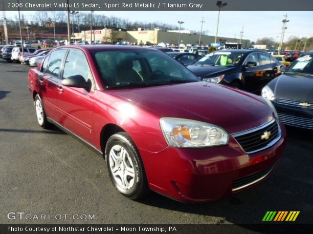 2006 Chevrolet Malibu LS Sedan in Sport Red Metallic