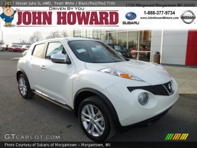 2013 Nissan Juke SL AWD in Pearl White