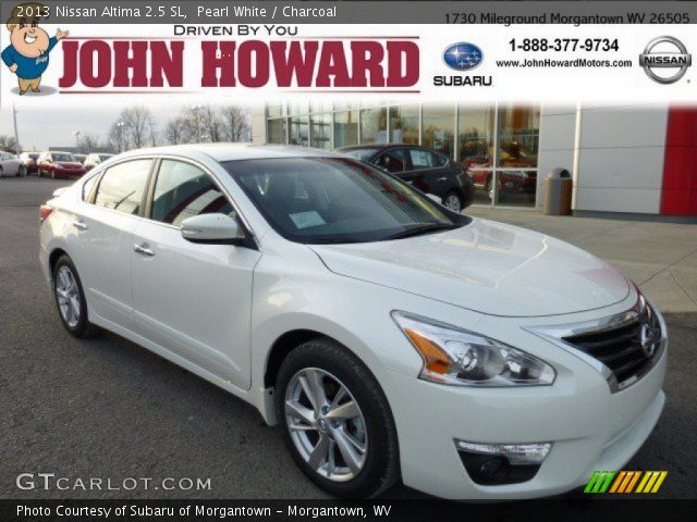 2013 Nissan Altima 2.5 SL in Pearl White