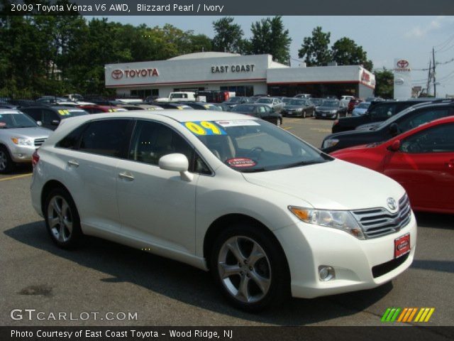 2009 Toyota Venza V6 AWD in Blizzard Pearl