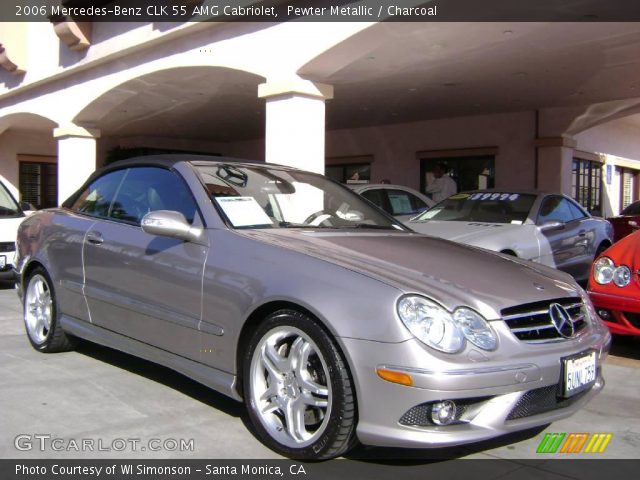 2006 Mercedes-Benz CLK 55 AMG Cabriolet in Pewter Metallic