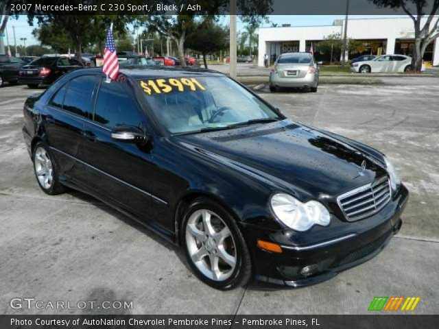 2007 Mercedes-Benz C 230 Sport in Black