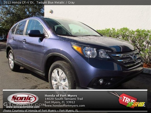 2013 Honda CR-V EX in Twilight Blue Metallic