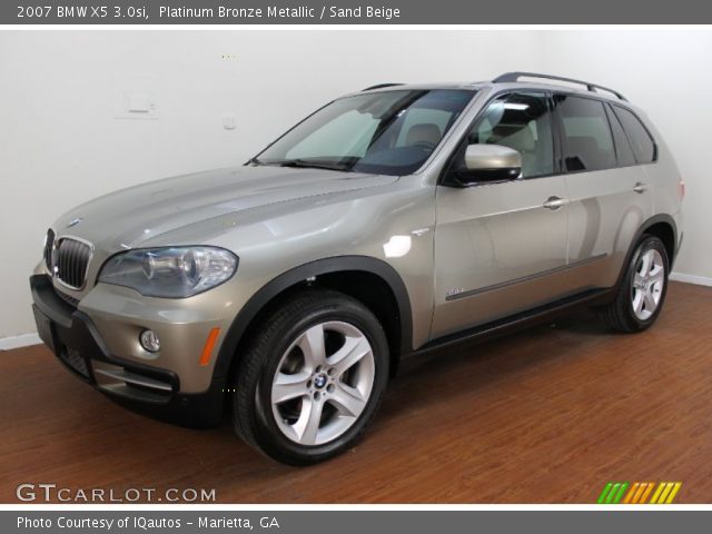 2007 BMW X5 3.0si in Platinum Bronze Metallic