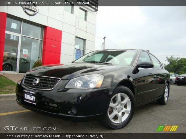 2006 Nissan Altima 2.5 S in Super Black