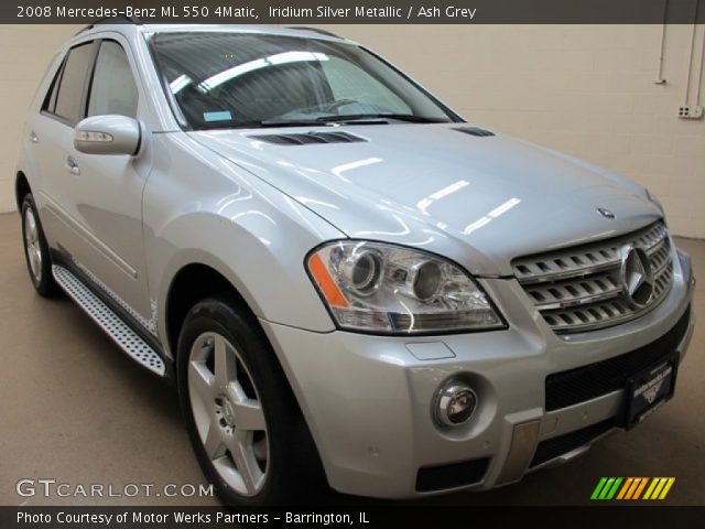 2008 Mercedes-Benz ML 550 4Matic in Iridium Silver Metallic