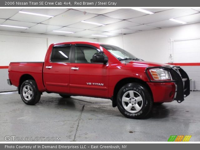 2006 Nissan Titan SE Crew Cab 4x4 in Red Brawn