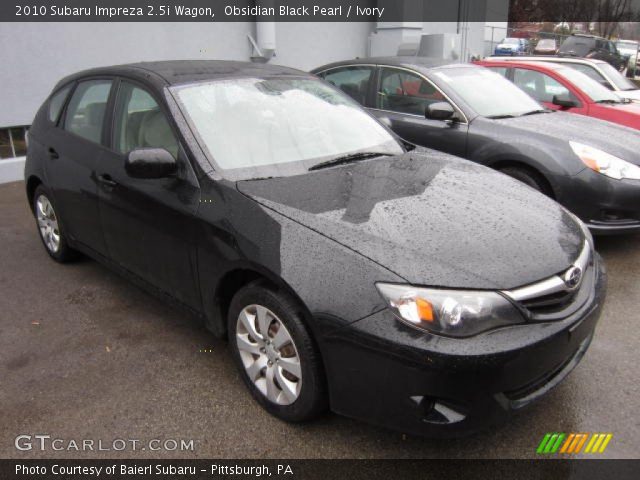 2010 Subaru Impreza 2.5i Wagon in Obsidian Black Pearl