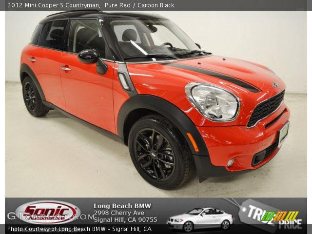 2012 Mini Cooper S Countryman in Pure Red