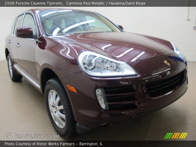 2008 Porsche Cayenne Tiptronic in Carmona Red Metallic