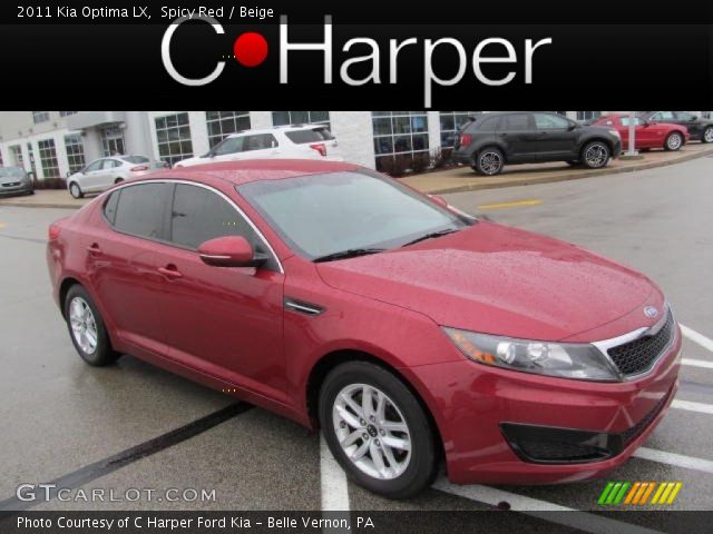 2011 Kia Optima LX in Spicy Red