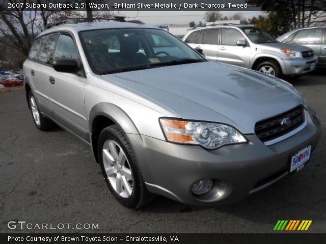 2007 Subaru Outback 2.5i Wagon in Brilliant Silver Metallic