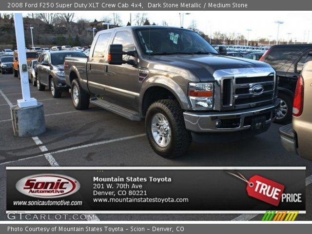2008 Ford F250 Super Duty XLT Crew Cab 4x4 in Dark Stone Metallic