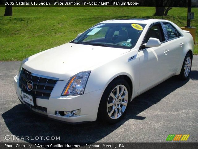 2009 Cadillac CTS Sedan in White Diamond Tri-Coat