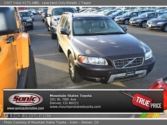 2007 Volvo XC70 AWD in Lava Sand Grey Metallic