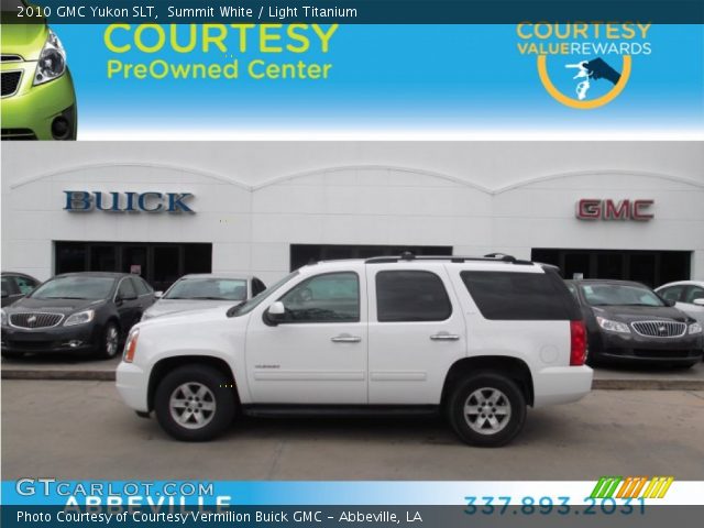 2010 GMC Yukon SLT in Summit White