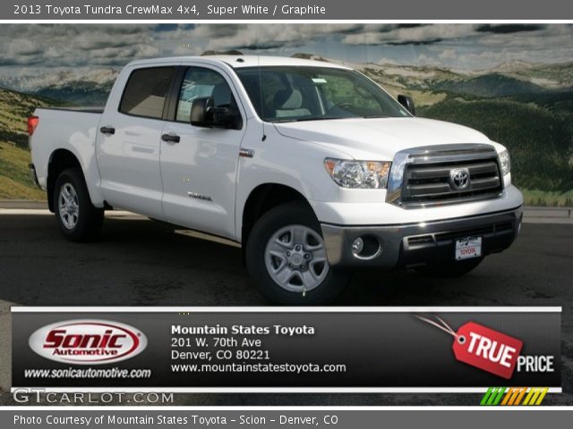 2013 Toyota Tundra CrewMax 4x4 in Super White