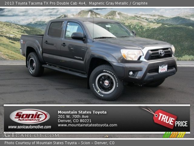 2013 Toyota Tacoma TX Pro Double Cab 4x4 in Magnetic Gray Metallic