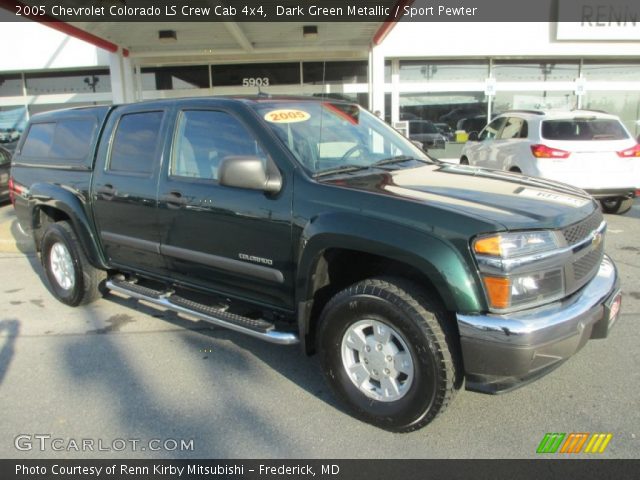 2005 Chevrolet Colorado LS Crew Cab 4x4 in Dark Green Metallic