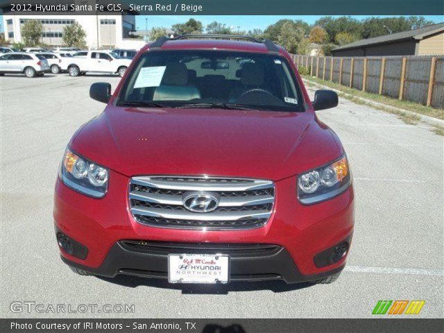 2012 Hyundai Santa Fe GLS in Sierra Red