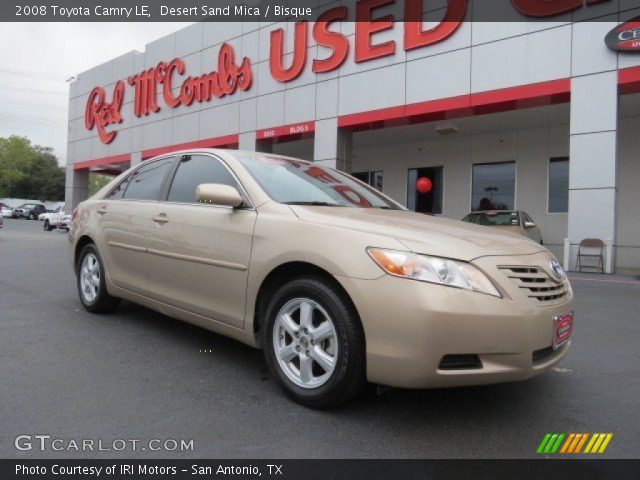 2008 Toyota Camry LE in Desert Sand Mica