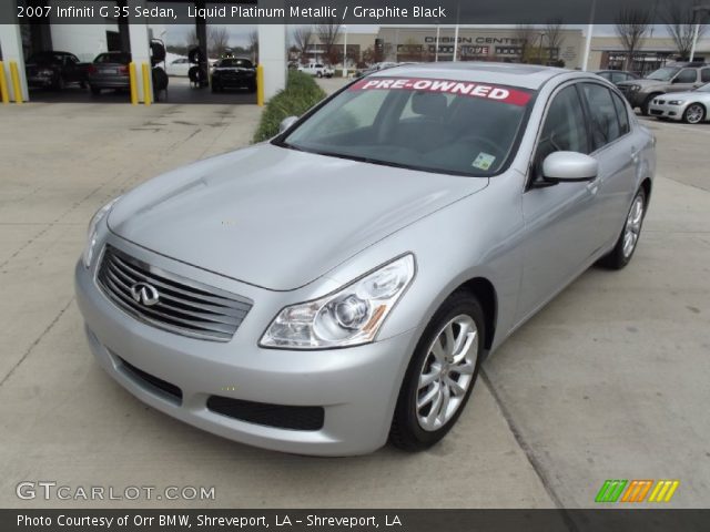 2007 Infiniti G 35 Sedan in Liquid Platinum Metallic