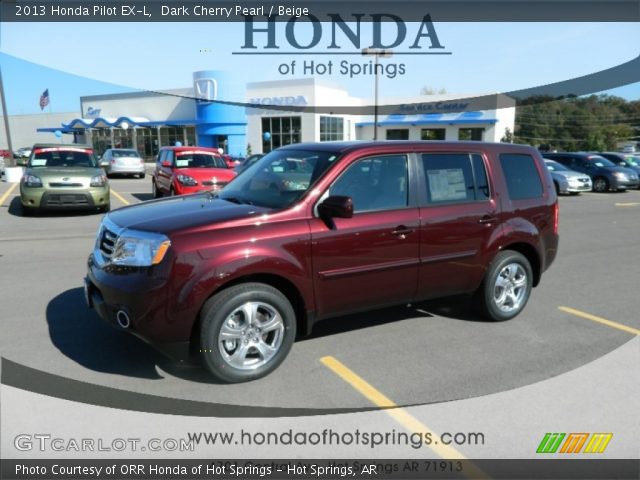 2013 Honda Pilot EX-L in Dark Cherry Pearl