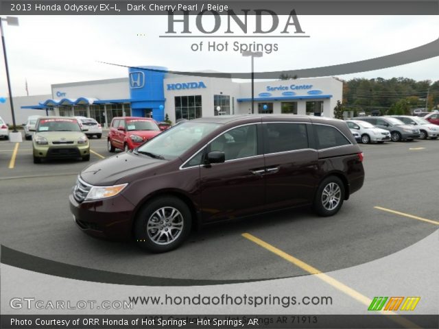 2013 Honda Odyssey EX-L in Dark Cherry Pearl