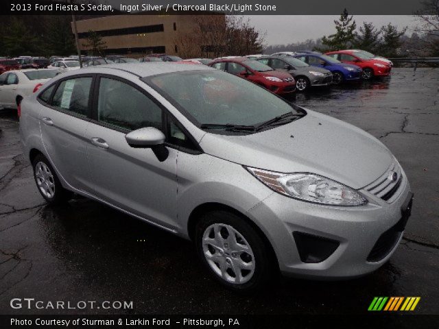 2013 Ford Fiesta S Sedan in Ingot Silver