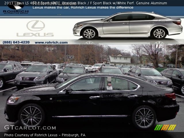 2013 Lexus LS 460 F Sport AWD in Obsidian Black