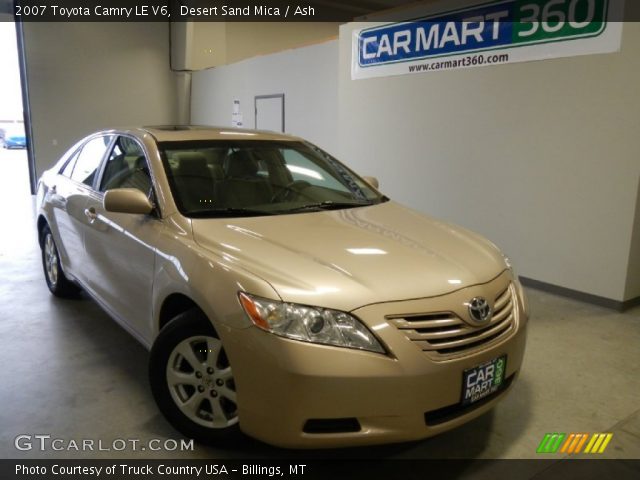 2007 Toyota Camry LE V6 in Desert Sand Mica