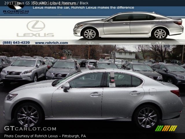 2013 Lexus GS 350 AWD in Liquid Platinum