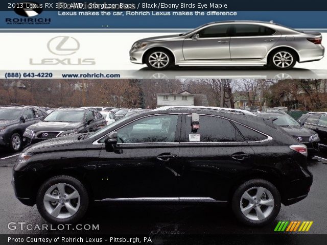 2013 Lexus RX 350 AWD in Stargazer Black