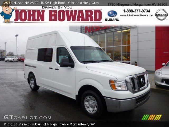 2013 Nissan NV 2500 HD SV High Roof in Glacier White